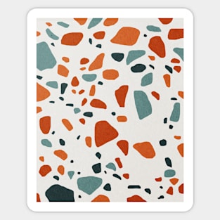 Terrazzo, Abstract print, Retro, Mid century art Sticker